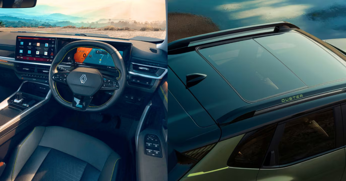 Renault Duster Interior And Sunroof